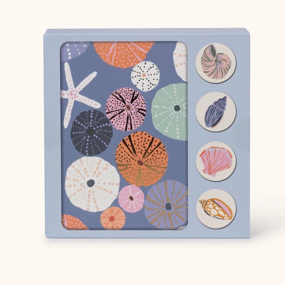 Studio Oh - Seaside Discoveries Assorted Note Card Set with Stickers